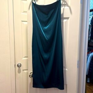 Emerald green dress